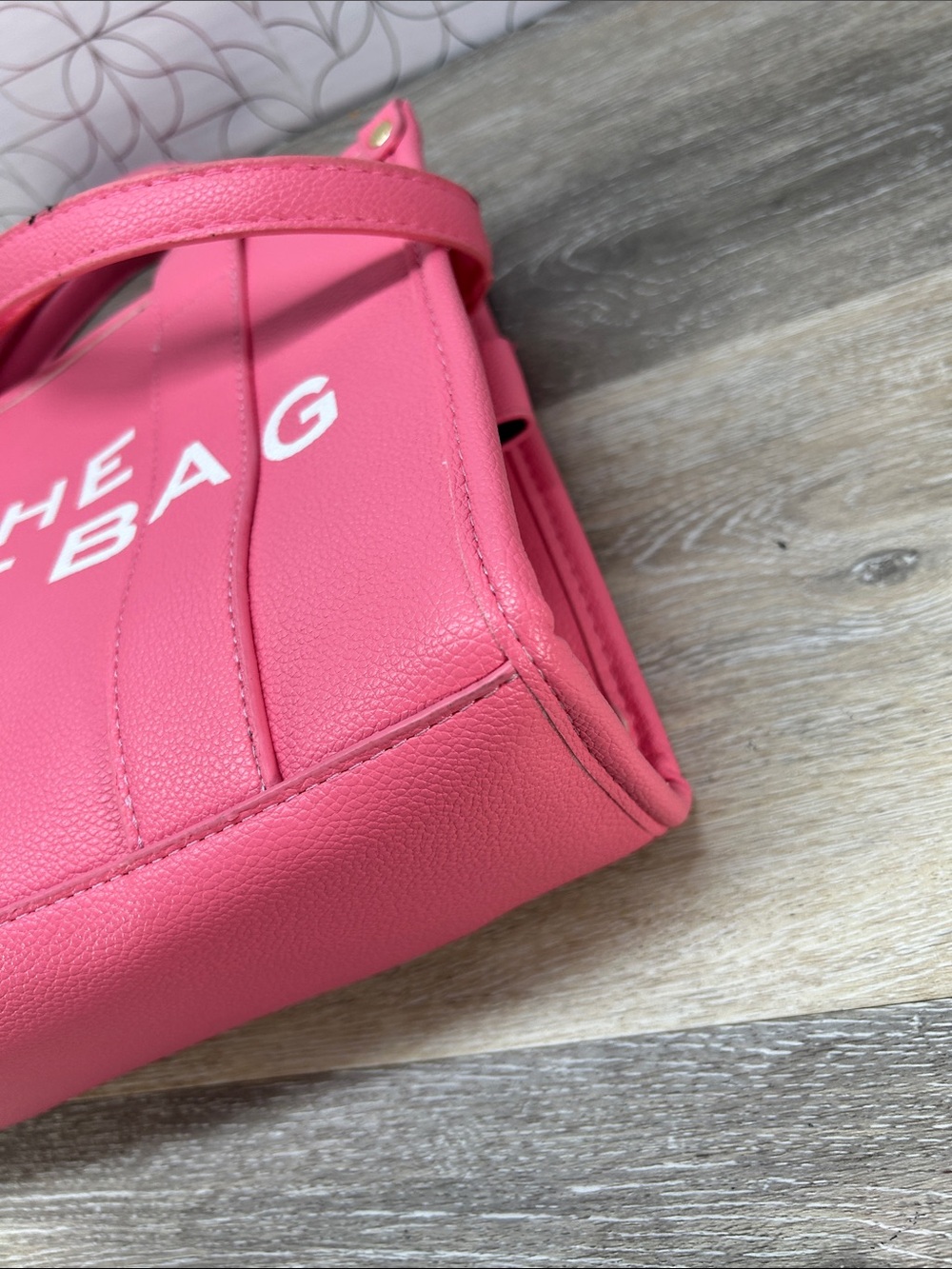 The Tote Bag pink tote - Picture 7 of 11